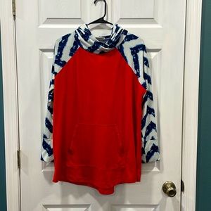 Lularoe XL Amber hoodie from Americana collection